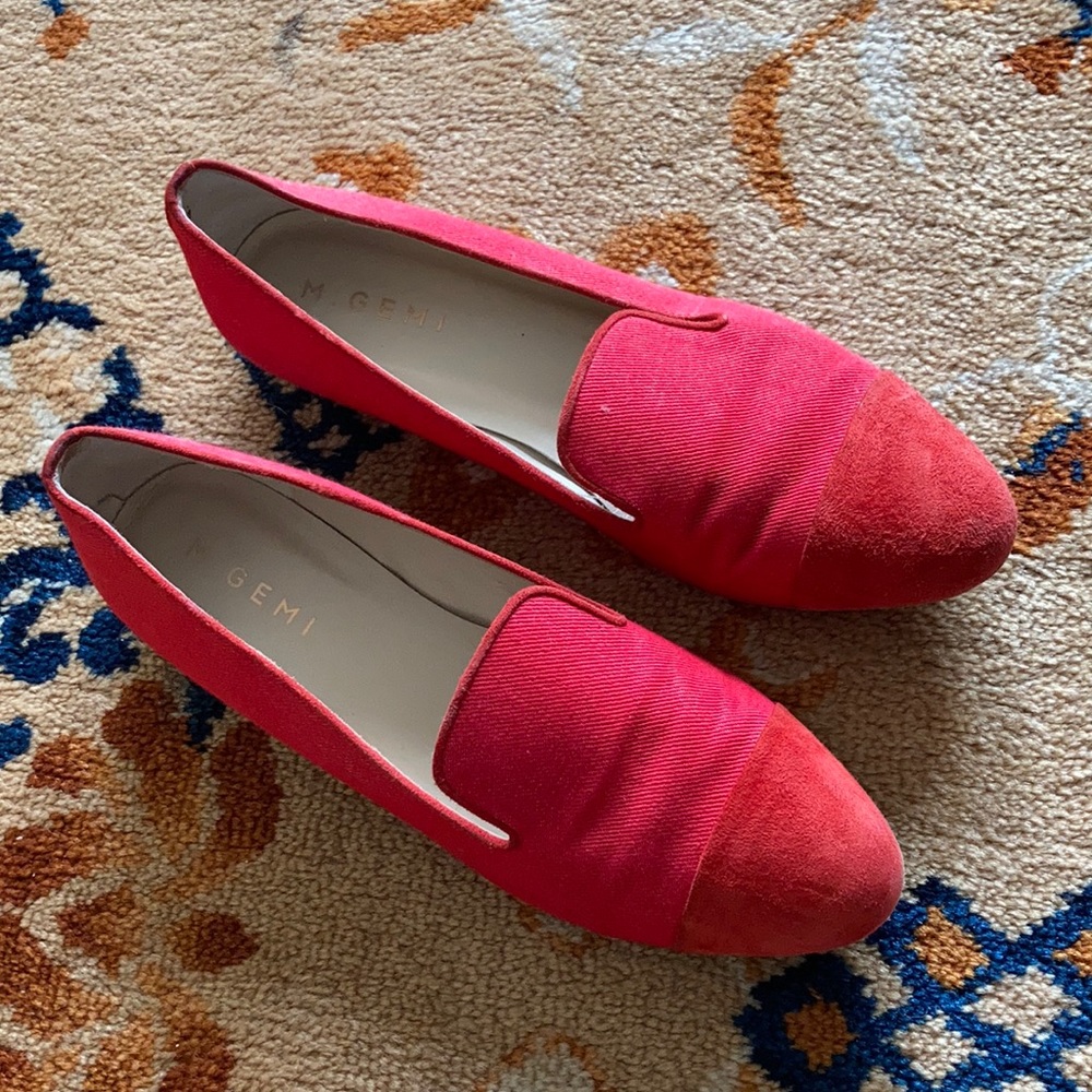 8.5 m gemi red loafers